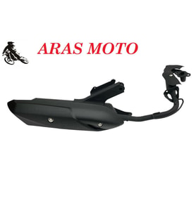 Honda Dio 110 Egzoz Komple A Kalite - Arasmoto (Siyah)