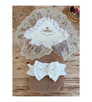 Kışlık Bebek Kundağı Unisex Bebek Dış Kundak Battaniyesi Hastane Çıkışı Kundak Battaniye (Kahverengi)