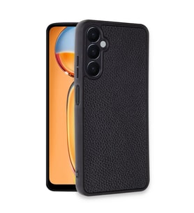 Samsung Galaxy A56 Kılıf Aras Deri Kapak - Siyah