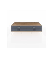Kronos TV Ünitesi 4 Çekmeceli  176x59x51 Çam-Çam/Antrasit
