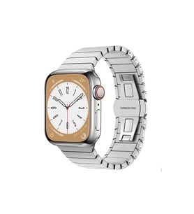 Apple Watch 38mm Kr413 Fine Steel Kordon (saat Değildir) - Gümüş