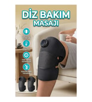 Isıtmalı Titreşimli Diz Masaj Cihazı – 3 Seviyeli Ayar ve HD Ekran