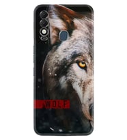 Tecno Spark 8T Kılıf Silikon Desen Özel Seri Wolf Eyes 1758