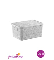 Nakış Çok Amaçlı Kutu 20lt (Beyaz)