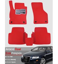 AUDİ A6 (2004-2011) Uyumlu EVA Paspas Tam Set–Araca Özel,Su Geçirmez,Hızlı ve Kolay Montaj