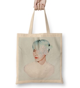 Bts Yoongi 01 Bez Çanta Uzun Saplı