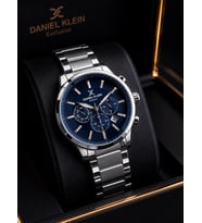 Daniel Klein Damat Ve Takım Elbiseye Özel 2 Yıl Garantili Çelik Kordon Erkek Kol Saati VS.BLKT.1062