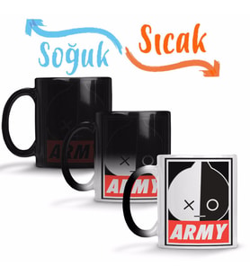 Bt21 Army Bts Sihirli Kupa Bardak Porselen