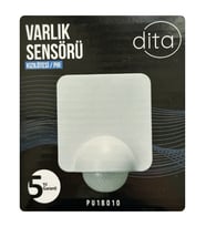 Dita PU18010 Kızılötesi / PIR Duvar Tipi 180° Varlık Sensörü