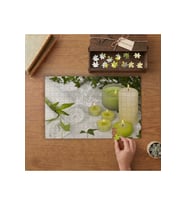 Yeşil Mumlar- Spa- Rahatlama Tasarımı 240 parça Ahşap Puzzle Ahşap Kutuda MP00223