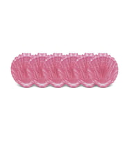 Karaca Madison 6 Parça Lüsterli Cam Pasta / Tatlı Seti 21 cm Pembe