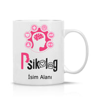 Psikolog Özel Hediye İsimli Çay Kahve Kupa Bardak-psikolog2-041