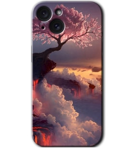 İphone 15 Kılıf HD Desen Baskılı Kılıf - Uçurumdaki Hayat