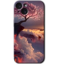 İphone 15 Kılıf HD Desen Baskılı Kılıf - Uçurumdaki Hayat