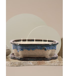 %100 Doğal Soya Wax Art of Ceramic Serisi İncir Kokulu Mum