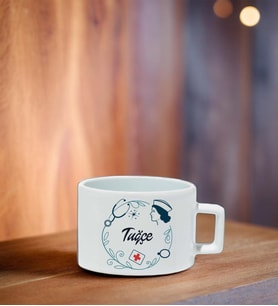 Kişiye Özel Hemşire Temalı Espresso Fincan