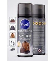 FoamExpress - Deri ve Tekstil Temizleme Köpüğü 200 ml, Ayakkabı Ceket Çanta Leke Çıkarıcı Leke Sökücü