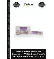 Özel Üretim Lavanta Adaçayı Hem Sacred Elements Lavender White Sage Masala Aromalı Çubuk Tütsü 15 Gr