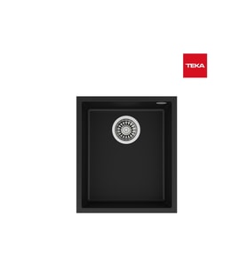 Teka Square 34.40 Tg Black Granit Eviye (Siyah)