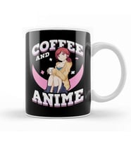 Coffee And Anime Cute Kawaii Girl Coffee Cup Kupa Bardak Porselen