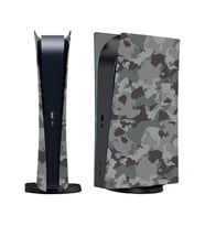 Cosmostech PS5 Dijital Sürüm Uyumlu - Army Kamuflaj Desenli Konsol Faceplate Shell Covers Kapakları