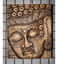 Buddha Panel Little Ahşap Panel