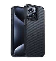 Hoco iPhone 15 Pro Max AS7 Kevlar Kılıf Manyetik Magsafeli Telefon Kılıfı (Siyah)