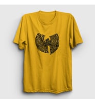 Presmono Unisex Sarı Logo V2 Wu Tang Clan T-Shirt 303738tt (Sarı)