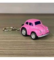 Metal Vosvos Araba Anahtarlık (Pembe)