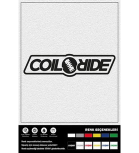 COIL RIDE STICKER 20 x 5 cm ERU00066