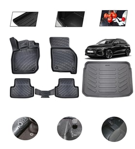 Audi A3 HB 2024 Model 4D Bagaj Paspas Set