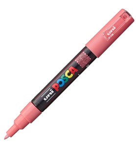 UNİ POSCA SU BAZLI POSTER MARKER 0.7 MERCAN PEMBE PC-1M