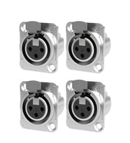 Hepa Merz SFC-SR12-4X XLR ŞASE Dişi Canon 3 Pinli XLR Şase Konnektör (4 ADET)