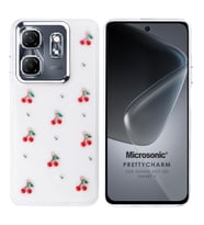 Microsonic Infinix Hot 50i Kılıf PrettyCharm Cherry (Kırmızı)