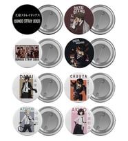 Bungou Stray Dogs Çanta Rozeti Seti 8 Adet En Büyük Boy 5.8cm İğneli Broş