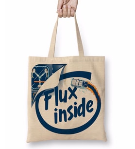 Flux İnside Bez Çanta Uzun Saplı