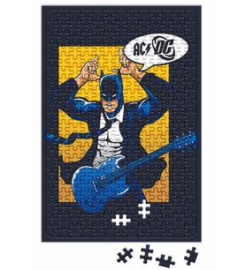 Ac Dc Rock Gitar Batman Puzzle 240 Parça Yapboz
