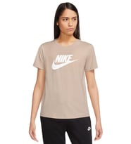W Nsw Club Ss Tee Icn Ftr Pamuklu Kadın Bej Tişört
