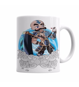 Braaum Aang League of Legends Crossover Kupa Bardak Porselen
