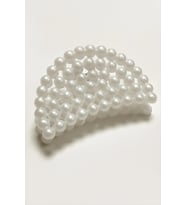 8 cm Oval İnci Mandal Toka 1 Adet