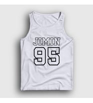 Presmono Unisex Beyaz 95 K Pop Jimin Bts Atlet 272082tt (Beyaz)