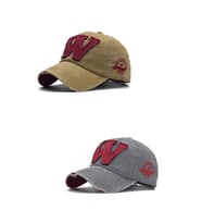 2'li Şapka, Cap Şapka, Erkek Kadın Şapka, W Şapka, W Snapback Takım (Gri)