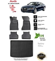 Audi A5 2011 Araca Özel 3D paspas ve 3d Bagaj Havuzu