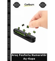#Numaratör Şık Tasarım Pratik Mıknatıslı Magnetli Rakamlı Fosforlu Araç Fosforlu Numaratör Aç-Kapa