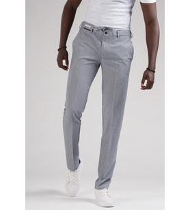 Ecer Slimfit Beli Yarım Lastikli Ve İplikli İnce Çizgili Yazlık Jogger Pantolon (Lacivert)