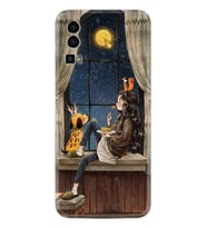 General Mobile Gm 23 Kılıf Resimli Desenli Baskılı Silikon Dog And Girl 1358
