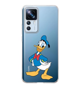 Xiaomi Mi 12t Pro  Kamera korumalı Kapak Donald Duck Tasarımlı  Şeffaf Kılıf