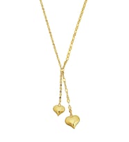 Barika Jewelry Kadın Bombeli Kalpli Altın Kolye