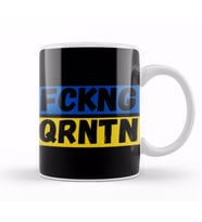 FCKNG QRNTN Kupa Bardak Porselen