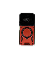 Xiaomi Poco C61 Kılıf Joy Lens Standlı Kapak - Kırmızı